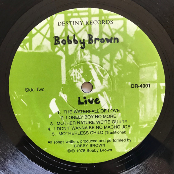 Bobby Brown - Live | Destiny Records (DR-4001) - 4