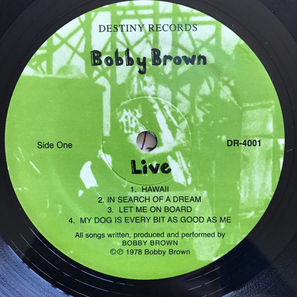 Bobby Brown - Live | Destiny Records (DR-4001) - 3