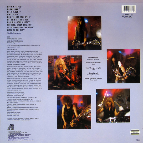 Kix - Blow My Fuse | Atlantic (781 877-1) - 2