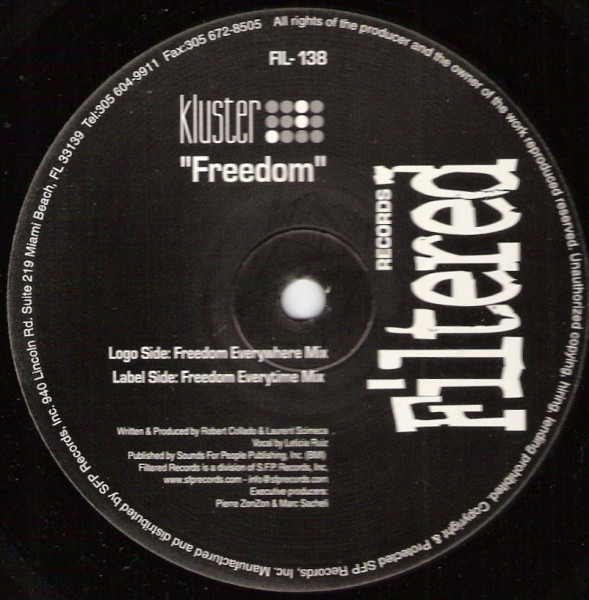 Kluster - Freedom | Filtered Records (FIL-138) Kluster - Freedom | Filtered Records (FIL-138)