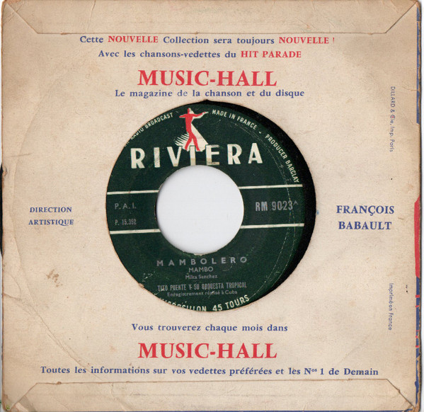 Tito Puente And His Orchestra - Mambolero | Riviera (9023) - 2