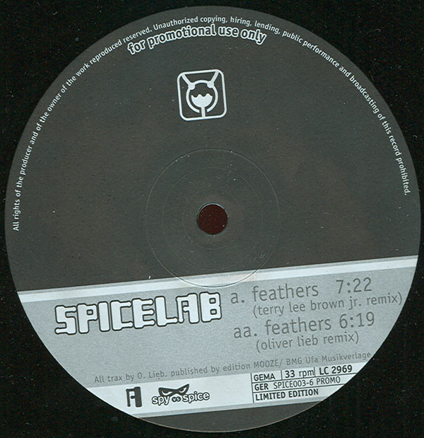Spicelab - Feathers | Spy vs. Spice (SPICE003-6 PROMO)