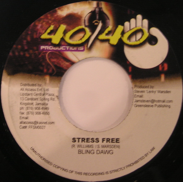 Bling Dawg - Stress Free | 40/40 Productions (FFSM0027) - 2 Bling Dawg - Stress Free | 40/40 Productions (FFSM0027) - 2