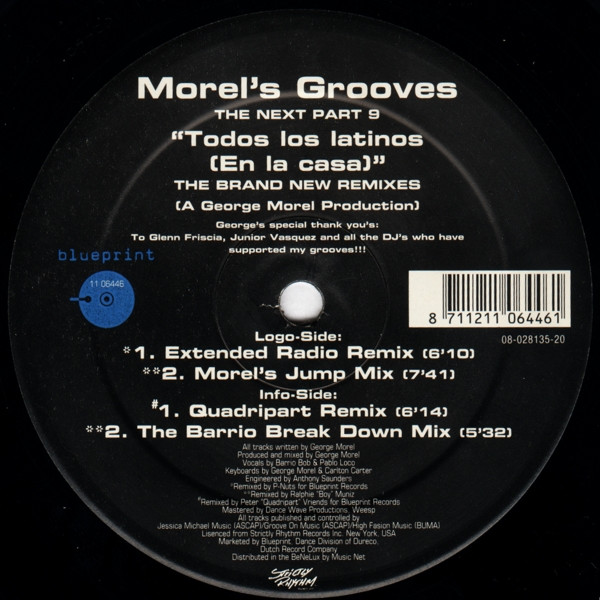 George Morel - Morel's Grooves (The Next Part 9) | Blueprint (11 06446)