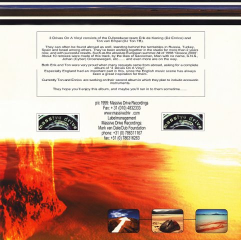 Three Drives - 2000 (The Vinyl Version) | Massive Drive Recordings (MDLP01) - 2