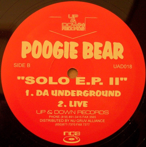 Poogie Bear - Solo E.P. II | Up & Down (UAD018) - 2