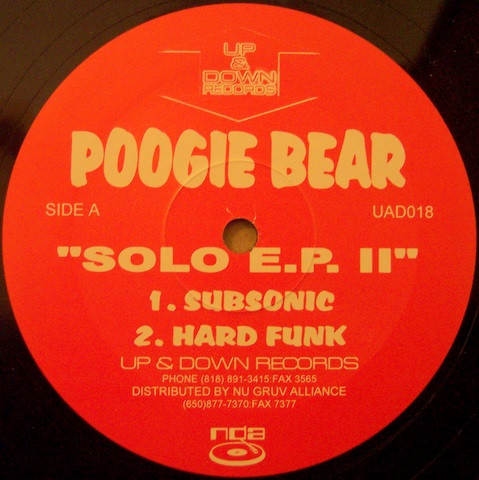 Poogie Bear - Solo E.P. II | Up & Down (UAD018) - main