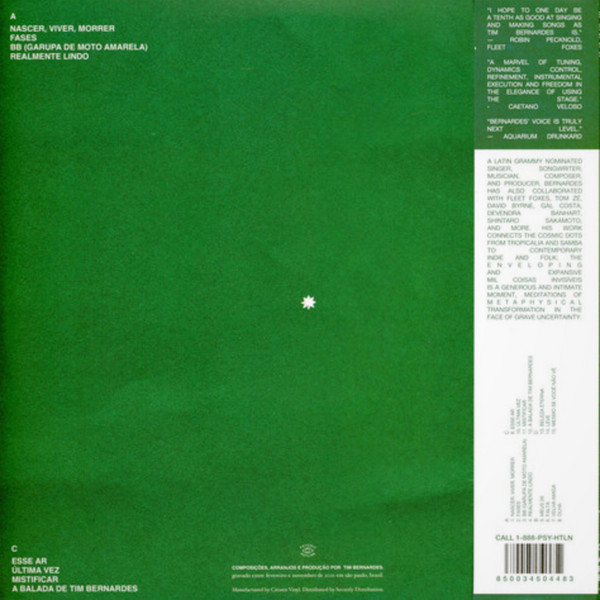 Tim Bernardes - Mil Coisas Invisíveis | Psychic Hotline (PSY023)