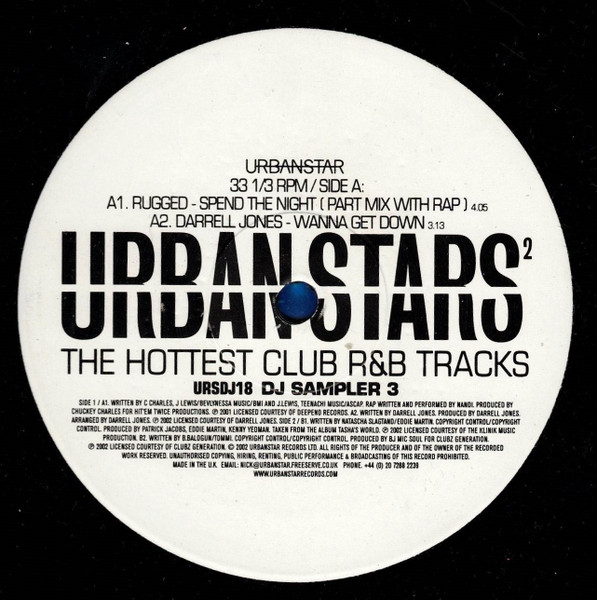 Various - Urbanstars² - Dj Sampler 3 | Urbanstar (URSDJ18) - 3