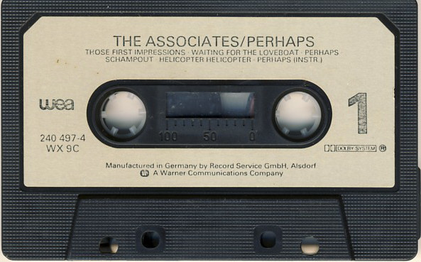 The Associates - Perhaps | WEA (WX 9C) - 2 The Associates - Perhaps | WEA (WX 9C) - 2