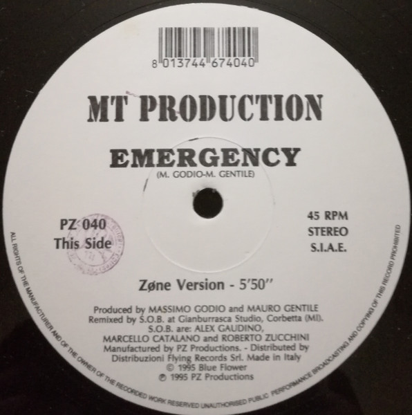 MT Production - Emergency | PZ Productions (PZ 040)