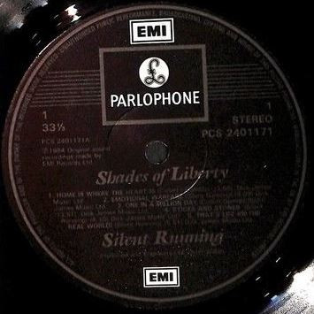 Silent Running - Shades Of Liberty | Parlophone (RUN 1) - 3 Silent Running - Shades Of Liberty | Parlophone (RUN 1) - 3