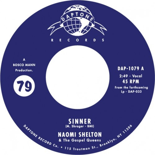 Naomi Shelton And The Gospel Queens - Sinner | Daptone Records (DAP-1079)