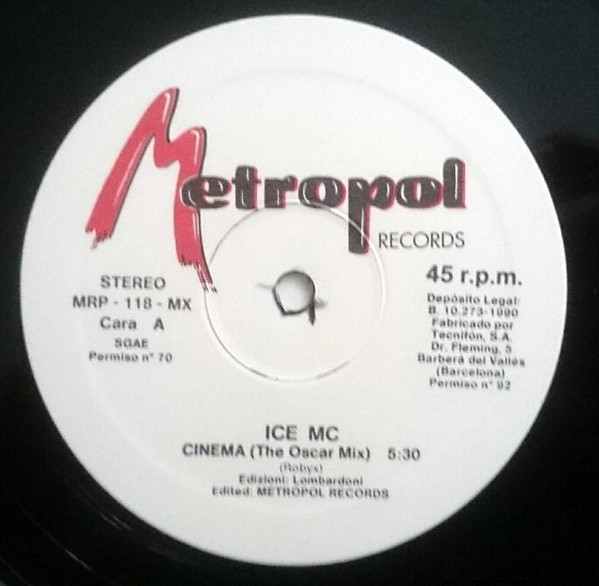 ICE MC - Cinema | Metropol Records (MRP-118-MX) - 3