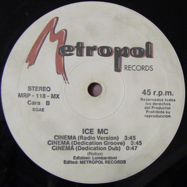 ICE MC - Cinema | Metropol Records (MRP-118-MX) - 4