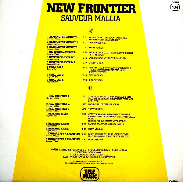 Sauveur Mallia - New Frontier | Tele Music (TM 3104)
