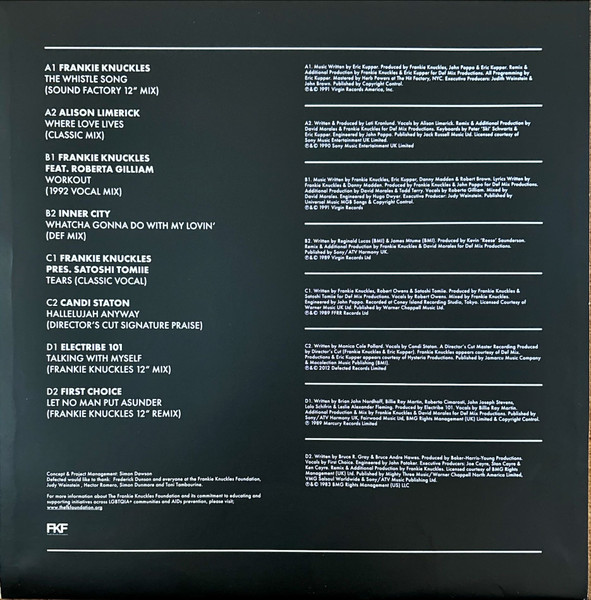 Frankie Knuckles - House Masters (Volume Two) | Defected (HOMAS23LP2) - 4