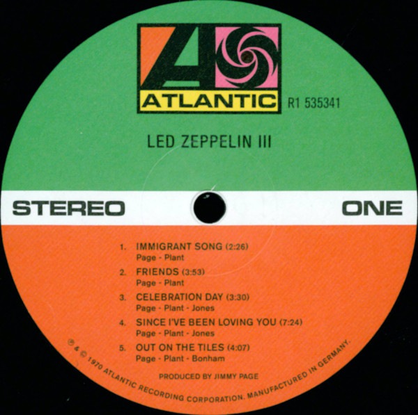 Led Zeppelin - Led Zeppelin III | Atlantic (8122796576) - 4