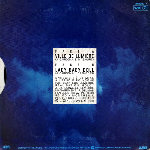 Gold - Ville De Lumière | WEA (24 8690-7) - 2