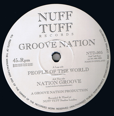 Groove Nation - People Of The World / Nation Groove | Nuff Tuff Records (NTD-005)