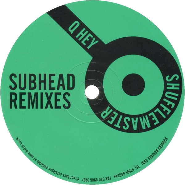 Subhead - Subhead Remixes | Subhead (SHRMX4) - 2