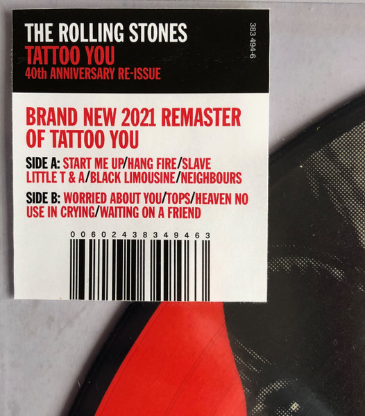 The Rolling Stones - Tattoo You | Rolling Stones Records (383 494-6) - 4