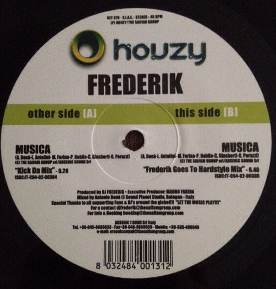 Frederik - Musica | Houzy Records (HZY076)