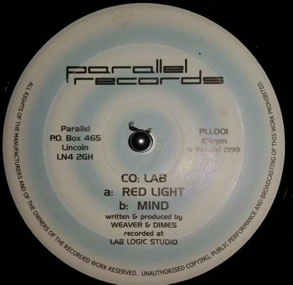Co: Lab - Red Light / Mind | Parallel Records (PLL 001) - main