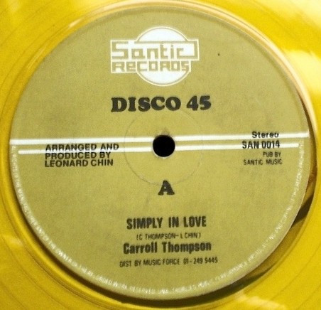 Carroll Thompson - Simply In Love | Santic Records (SAN 0014)
