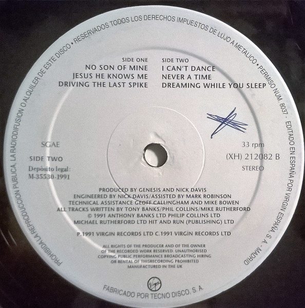 Genesis - We Can't Dance | Virgin ((XH) 212082) - 4