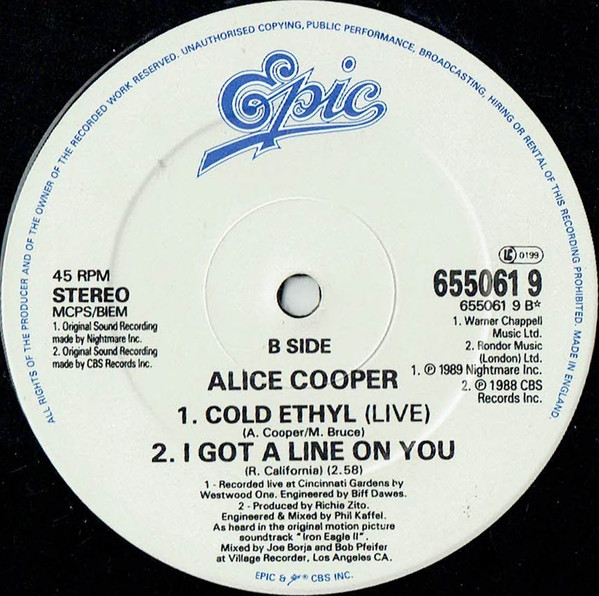 Alice Cooper - Poison | Epic (655061 9) - 4