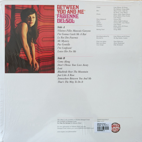 Fabienne Delsol - Between You And Me | Damaged Goods (DAMGOOD 286LP) - 2