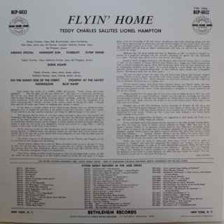 Teddy Charles And His Sextet - Salute To Hamp (Flyin' Home) | Bethlehem Records (BCP 6032) - 2