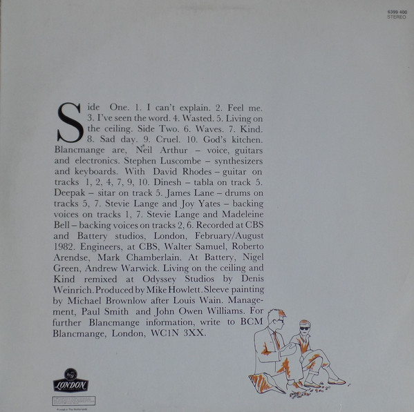 Blancmange - Happy Families | London Records (6399 400) - 2