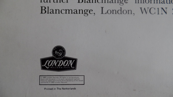 Blancmange - Happy Families | London Records (6399 400) - 3