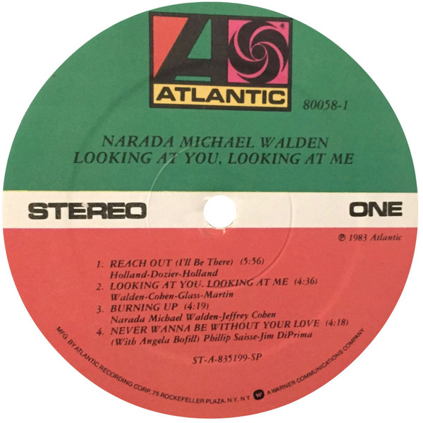 Narada Michael Walden - Looking At You, Looking At Me | Atlantic (80058-1) - 3