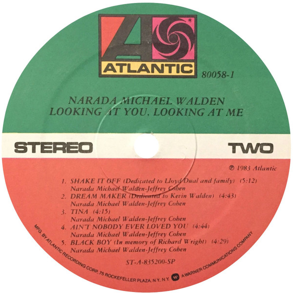 Narada Michael Walden - Looking At You, Looking At Me | Atlantic (80058-1) - 4