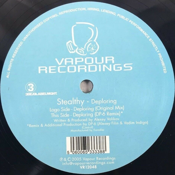 Alex Stealthy - Deploring | Vapour Recordings (VR12048)