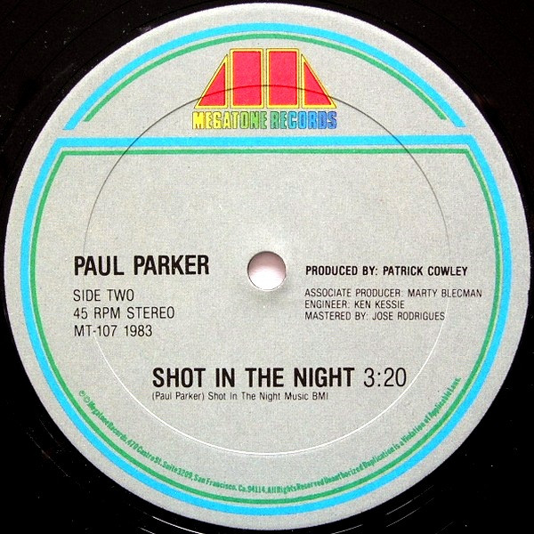Paul Parker - Shot In The Night | Megatone Records (MT-107) - 4