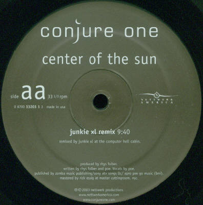 Conjure One - Center Of The Sun | Nettwerk America (0 6700 33203 1 3) - 4