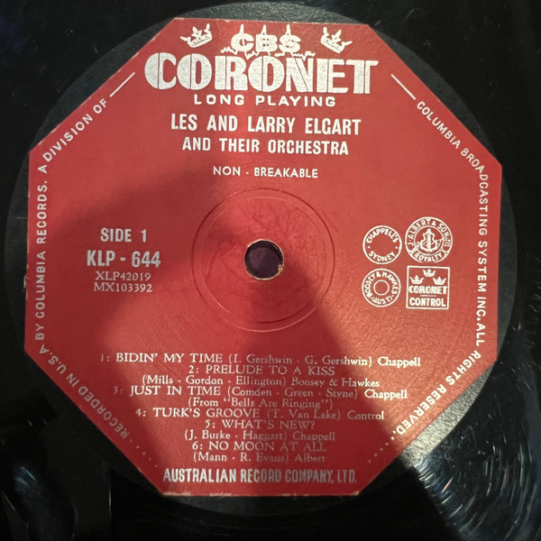 Les & Larry Elgart - Les & Larry Elgart And Their Orchestra | Coronet (KLP 644) - 3 Les & Larry Elgart - Les & Larry Elgart And Their Orchestra | Coronet (KLP 644) - 3