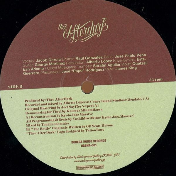 Thee After Dark - Thee After Dark EP | Bodega House Records (UGBHR-001) - 2