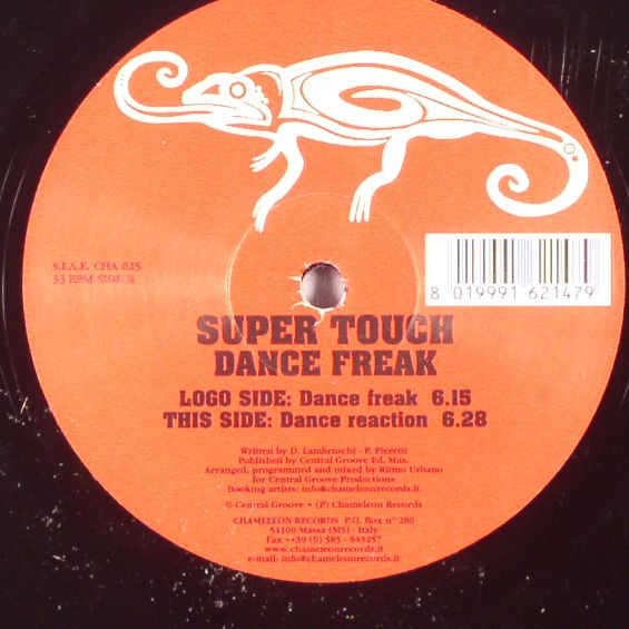 Super Touch - Dance Freak | Chameleon Records (CHA 025) - main Super Touch - Dance Freak | Chameleon Records (CHA 025) - main