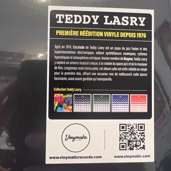 Teddy Lasry - Escalade | Vinymatic RECORDS (SI 822) - 2 Teddy Lasry - Escalade | Vinymatic RECORDS (SI 822) - 2