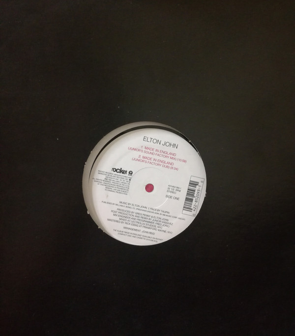 Elton John - Made In England / Believe | The Rocket Record Company (422-852 093-1) - 3