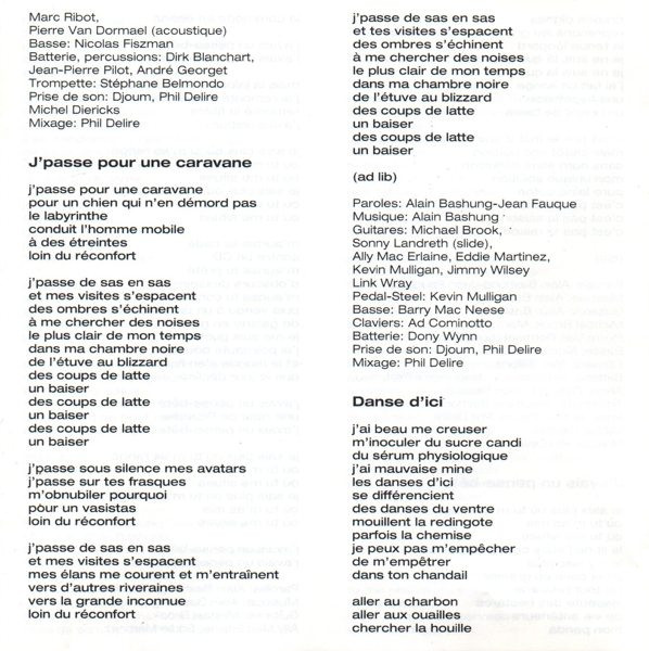 Alain Bashung - Chatterton | Barclay (523 111-2) - 11