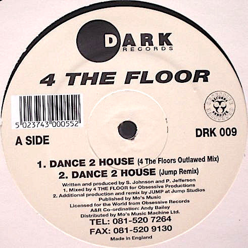 4 The Floor - Dance 2 House | Dark Records (DRK 009)