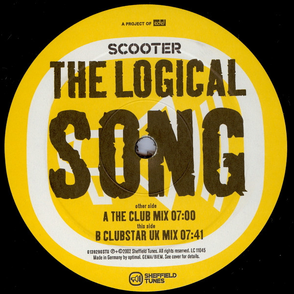 Scooter - The Logical Song | Sheffield Tunes (0139290STU) - 4 Scooter - The Logical Song | Sheffield Tunes (0139290STU) - 4