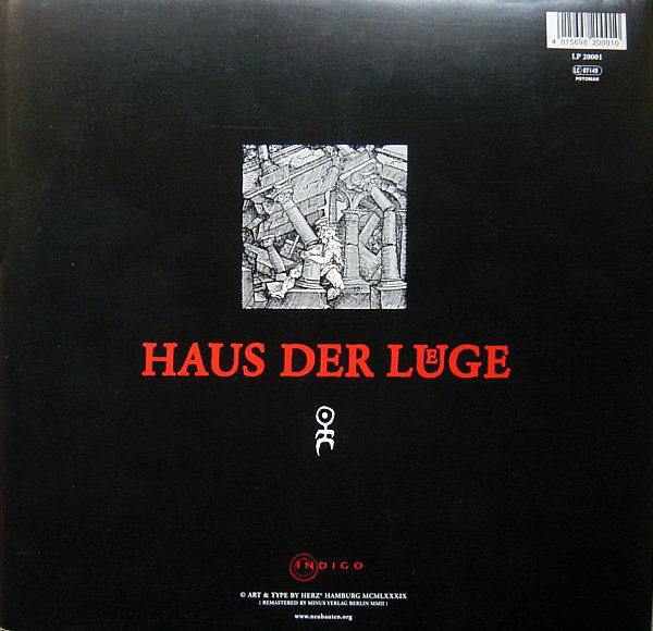Einstürzende Neubauten - Haus Der Luege | Potomak (LP 20001) - 2
