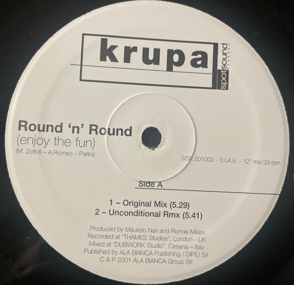 Krupa - Round 'N' Round (Enjoy The Fun) | Spotsound Records (SSR 201002) - 3